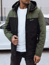 Herren Winterjacke mit abnehmbarer Kapuze schwarz Dstreet TX4903_1