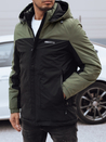 Herren Winterjacke mit abnehmbarer Kapuze schwarz Dstreet TX4903_3