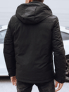 Herren Winterjacke mit abnehmbarer Kapuze schwarz Dstreet TX4904_5