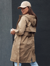 MODERNS Damen Parka Jacke dunkelbeige Dstreet TY4389_3