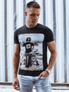 Schwarzes Herren-T-Shirt Dstreet RX5549_1