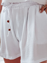 Damen SUMMER TRIP Stoff Shorts weiß Dstreet SY0438_3