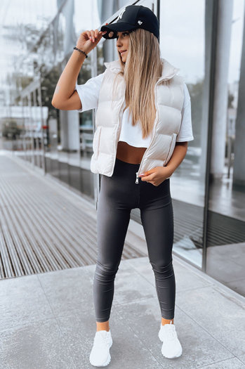 Damen Leggins JUST Farbe Grau DSTREET UY1586