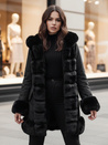 Damenjacke mit Pelz FURRWINT schwarz Dstreet TY4772z