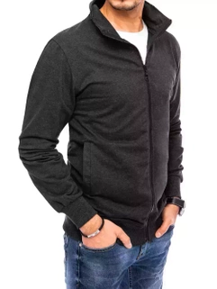 Herren Sweatshirt Zip Dunkelgrau Dstreet BX5087_3