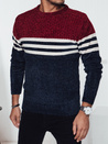 Gestreifter Marineblauer Herren-Pullover Dstreet WX2229