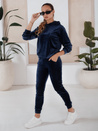 Damen Veloursanzug SO COMFY Farbe Dunkelblau DSTREET AY0884