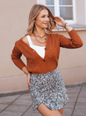 Damen Strickjacke ZOLA Farbe Camel DSTREET MY1606
