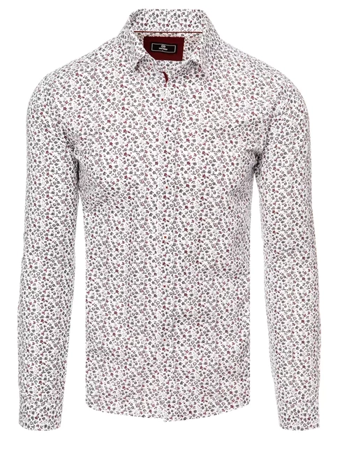 Herren Gemustertes Hemd Farbe Dunkelblau DSTREET DX2412