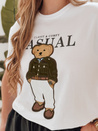 Damen-Teddybär T-Shirt MISSTARTA weiß Dstreet RY2880