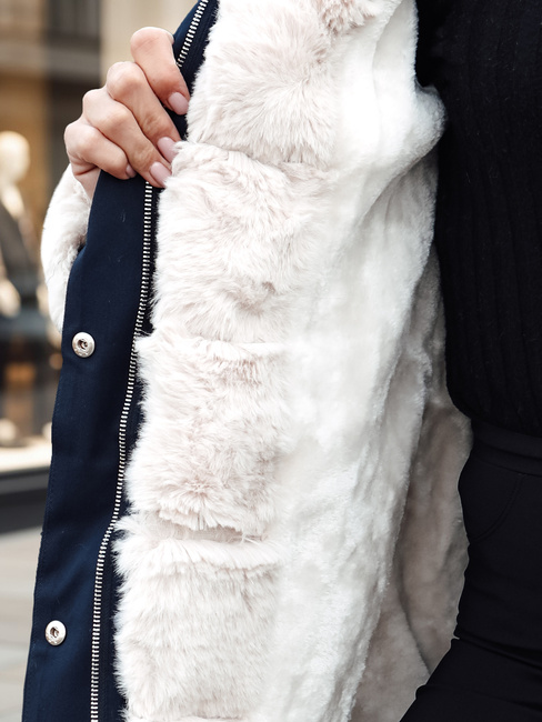 Damen Winter Parka Jacke STARBURST navy blau Dstreet TY4764