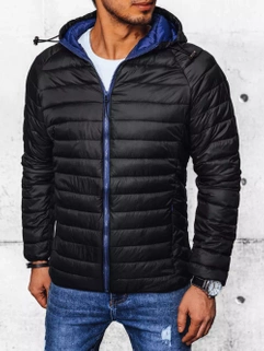 Herren Übergangs-Steppjacke Schwarz Dstreet TX4405_1