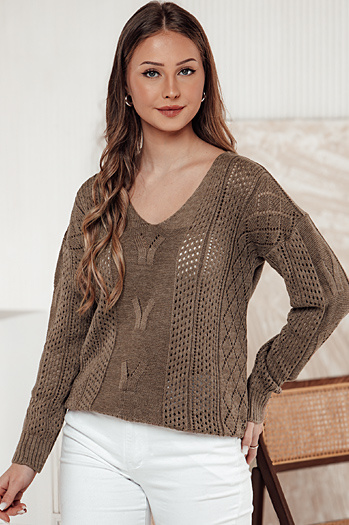 Damen Pullover LACEONIA beige Dstreet MY2404