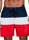 Marineblaue und graue Schwimmshorts für Männer Dstreet SX2516