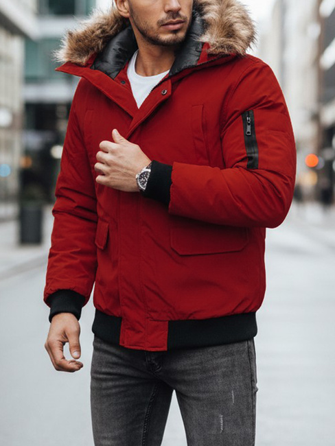 Herren Winterjacke kastanienbraun Dstreet TX4309