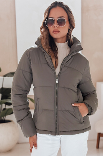 Damen Steppjacke LAROSE grau Dstreet TY4944
