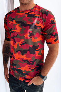 Herren T-shirt Camo Orange Dstreet RX5247