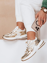 Damen flache Sohle ROYALFIT gold Dstreet Turnschuhe ZY0618