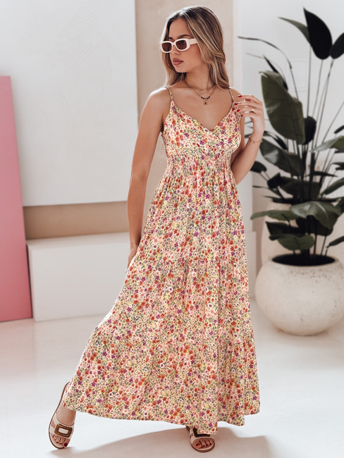 FLORALUSH Maxikleid mit Blumenmuster in Rot und Lila von Dstreet EY2637