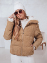 Damen Winterjacke TRENDYGLAM dunkelbeige Dstreet TY4359