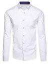 Herren Langarm Hemd Farbe Weiß DSTREET DX2521_1