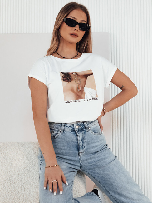 Damen FALCI T-shirt weiß Dstreet RY2398