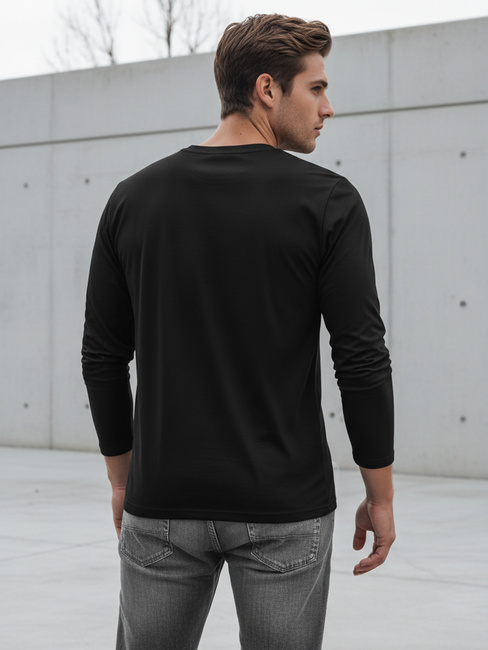 Herren schwarz Dstreet Longsleeve LX0577