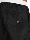 Schwarz-weiße Herren-Shorts Dstreet SX2513