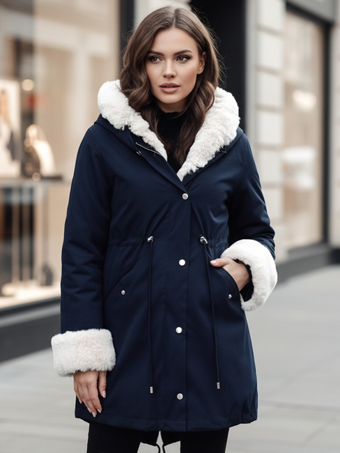 Damen Winter Parka Jacke STARBURST navy blau Dstreet TY4764