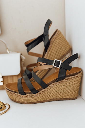 Damen SUMMERUP Sandalen schwarz Dstreet ZY0988