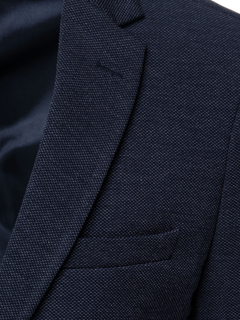 Blauer einreihiger Blazer für Herren Dstreet MX0634