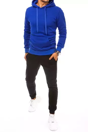 Herren Trainingsanzug-Set Farbe Blau-Schwarz DSTREET AX0629