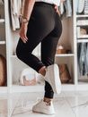 Damen Slim Fit Jogginghose SPORTIVO schwarz Dstreet UY2398