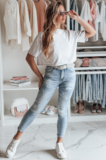 Damen Denim-Hose FASHIONIX blau Dstreet UY2708