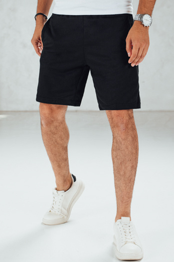 Schwarze Herren Sweatshorts Dstreet SX2512