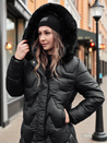 Lange Damen Steppjacke WINTERACT schwarz Dstreet TY4775