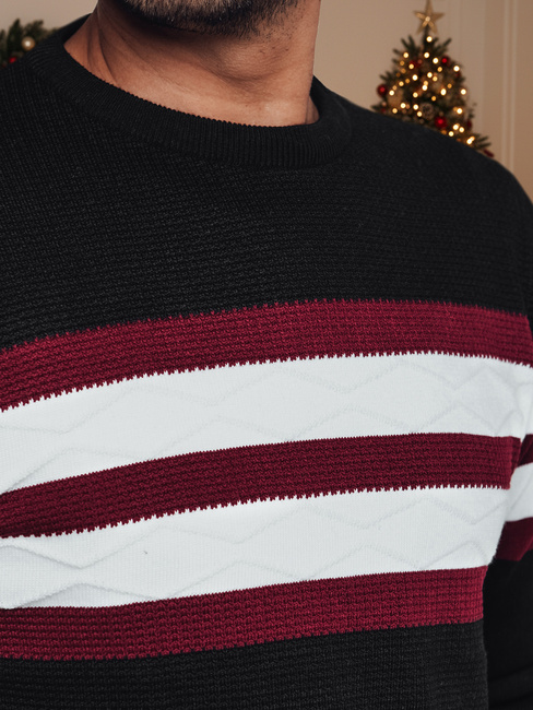 Schwarzer Herren-Pullover Dstreet WX2247z