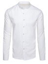 Herren Langarmhemd mit schmalem Kragen weiß Dstreet DX2663_1