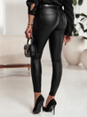 Gewachste Damenhose SHINELEGS schwarz Dstreet UY2219_3