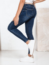 Damen Skinny Jeans mit hoher Taille blau Dstreet UY2793