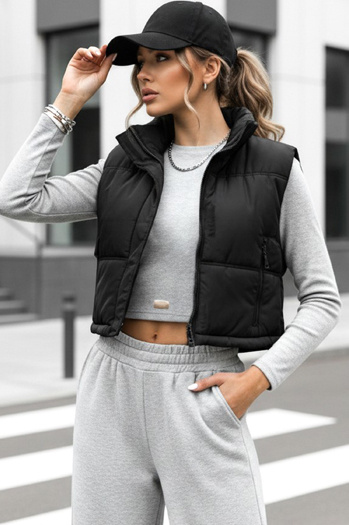 Damen Steppweste schwarz Dstreet TY5197