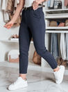 Damen Slim Fit Hose mit Gürtel TAIRONIK navy blau Dstreet UY2542_1