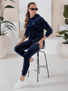 Damen Veloursanzug SO COMFY Farbe Dunkelblau DSTREET AY0884