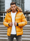 Herren Winterjacke gesteppt gelb Dstreet TX4162