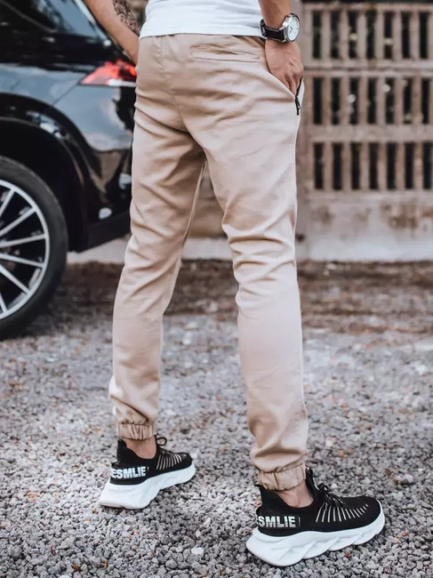 Joggerhose für Herren Beige Dstreet UX3306