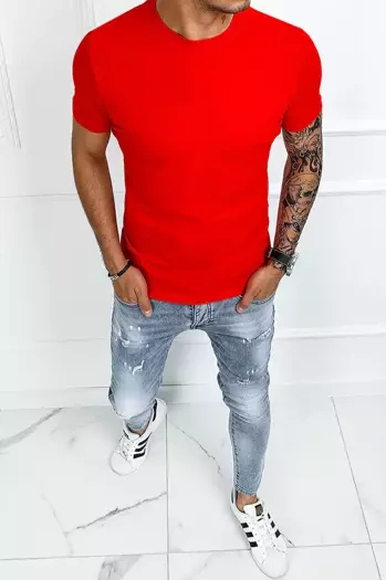 Herren T-shirt Basic Rot Dstreet RX4905