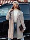Damenmantel in Übergröße TEDDSTYLE beige Dstreet NY0724