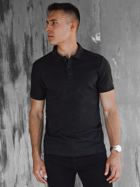 Herren Poloshirt Farbe Schwarz DSTREET PX0604