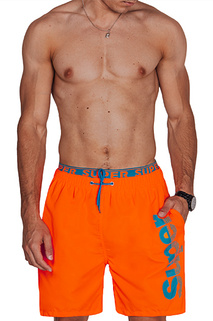 Orangefarbene Herren-Shorts Dstreet SX2426