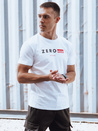 Herren T-shirt mit Aufdruck Weiß Dstreet RX5607_2